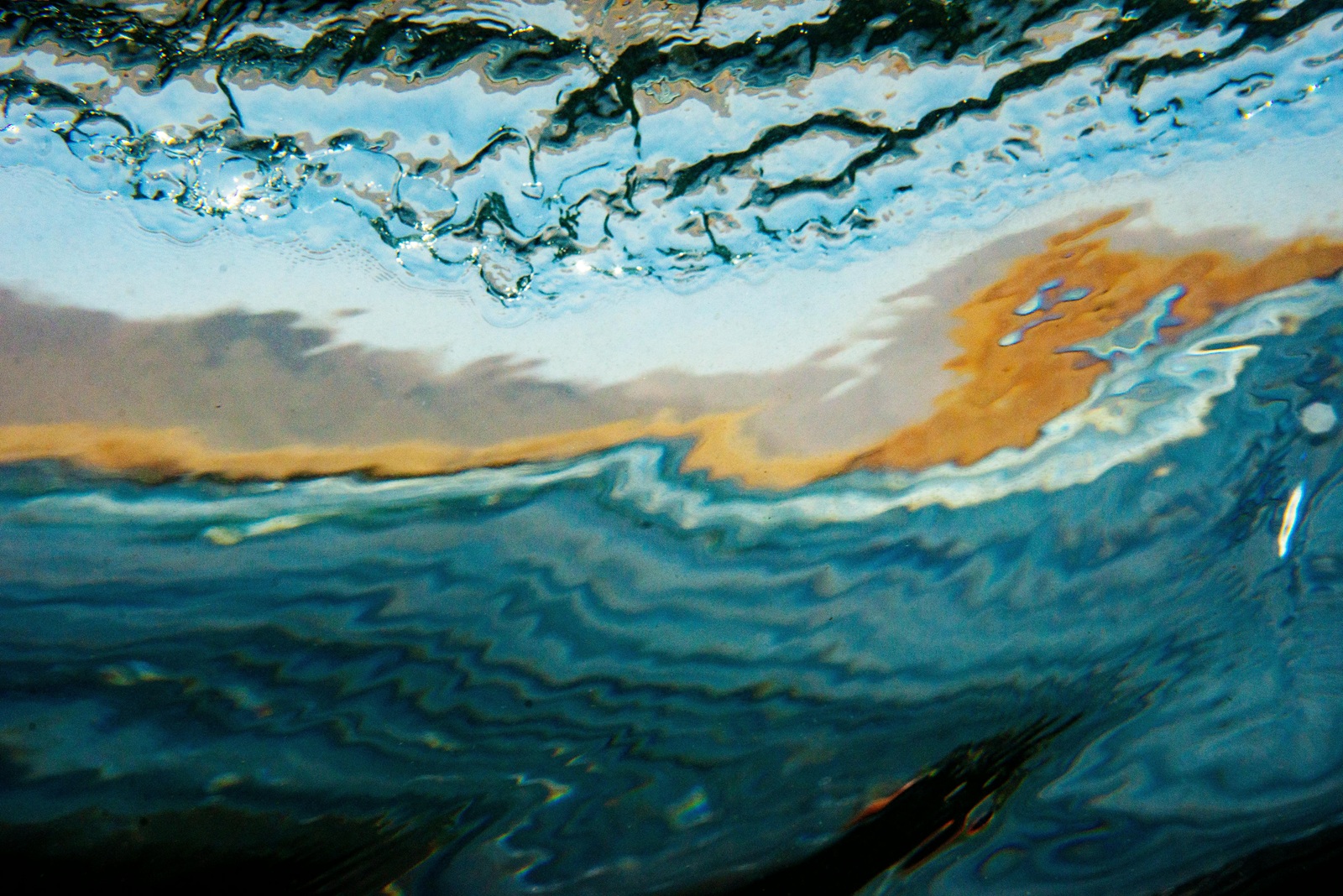 Contemporary geometric wood panel hung on a wall